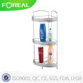 Free Standing 3-Tier Bathroom Corner Rack